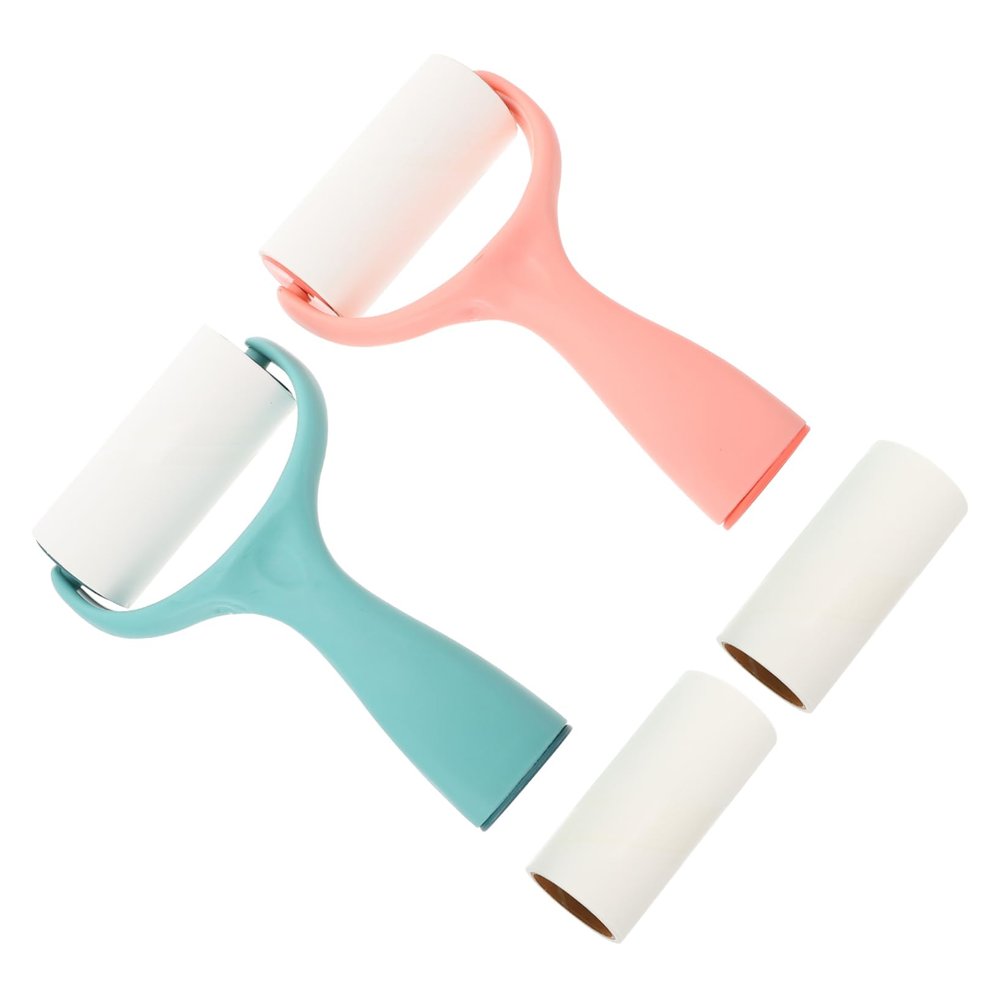 BESPORTBLE Lint Binding Roller Reusable Pet Hair 4pcs Pack Hair Cleaning Roller for Coats Suits Carpets Car Seats