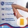 Sugar Patch Adhesive Patches Waterproof & Sweatproof for, Pre-Cut Adhesive Tape, for CGM/Omnipod Insulin Pumps 10 Pack, Arctic White (Refill for Mobi SugarShield- Sold Seperately) view 2