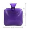Hot Water Bottle with Cover, 2000ML Hot Water Bag for Hot and Cold Compress, Hand Feet Warmer for Winter Lovely Dog-Green view 2
