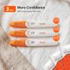 iHealth Pregnancy Test 3-Pack, Early Detection Ultra-Sensitive Results 6 Days Before Missed Period, Over 99% Accurate. Easy at-Home Fertility HCG Test Kit, Individually Wrapped, Pruebas de embarazo view 3
