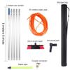 Window Cleaning Brush, Cleaning Pole, Window Cleaner Kit, Water/Hose Fed Pole, Cleaning Photovoltaic and Solar Panels, 6m (5m) view 3
