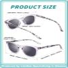 LianSan Bifocal Reading Sunglasses for Women Stylish UV Protection Sun Readers with Spring Hinge Top Clear Eyeglasses(Multicolor S,2.00x) view 4