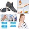 ZARBAILRE Mens Diabetic Edema Shoes, Warm Plush Arthritis Swollen Feet Memory Foam Walking Shoes Adjustable Closures Non-Slip Boots Sneakers view 2