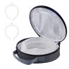 2PCS PCM Neck Cooling Tube with Insulated Bag, Reusable Ice Ring Neck Cooler Wrap, Wearable Cooling Neck Ring for Hot Summer Weather Outdoor Work, TPU Freezable Collar (White*2) view 1