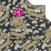 Black Dragon On Blue Wrapping Paper Rolls - Happy Birthday Lettering Gift Wrap For Birthday,Baby Shower,Party,Holiday - 58" X 23"(Print-02,58"x 23") view 2