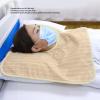 Adult Bibs, 19.69x23.62in Full Coverage Bib Widen Drool Towel for Bedridden Elderly Seniors Disabled, Adjustable Washable Bib for Eating Bib Clothing Protectors view 3