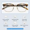 SooGree Blue Light Blocking Glasses Men Women Half Frame UV400 Glasses Clear Lens Anti Eyestrain Glasses Computer Gaming (Metal, SG2152 Gold) view 2