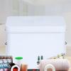 2 Tier Medication Storage Box, Empty Family Emergencies First Aid Kit Container Metal Medication Case Storage Organizer for Home, Travel view 3