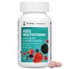 Dr. Berg Kids Chewable Multivitamins (NOT Sweetened w/Sugar) - Daily Multivitamin for Kids that Includes 20 Nutrients & Trace Mineral Complex - Mixed Berry Chewable Vitamins for Kid - Red Wafers view 1