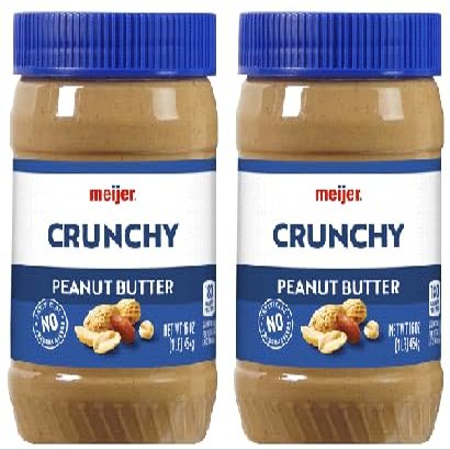 Crunchy Peanut Butter (Pack Of 2 Jars), 16 oz. Each