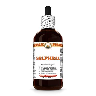 Selfheal (Prunella Vulgaris) Dry Herb Tincture, All Natural, Vegan, Pure Liquid Extract - 4 fl.oz