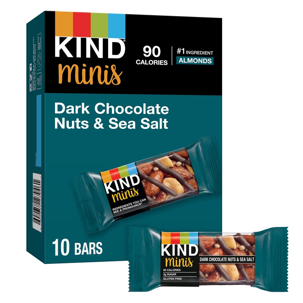 KIND Bar Dark Chocolate Nuts Sea Salt 10 Pack 7 oz (Pack of 8)