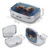 Sea Otters Painting Pill Box Pill Organizer Pill Case 2 Compartment Medicine Pill Organizer Small Pill Case Pill Container Pill Holder Cute Pill Box Mini Pill Case view 2