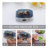 Sea Otters Painting Pill Box Pill Organizer Pill Case 2 Compartment Medicine Pill Organizer Small Pill Case Pill Container Pill Holder Cute Pill Box Mini Pill Case view 4