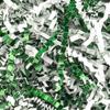 200 Gram Crinkle Cut Paper Shred Filler Gift Wrapping Paper Filler Basket Filling Paper Stocking Stuffer Paper Metallic Shredded Paper Christmas Paper Packing Shreds for Wedding Party Green view 1