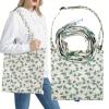 Catheter Bag Holder for 2000ml Catheter Bags,Catheter Bag Covers with Floral Pattern,Urine Bag with Adjustable Strap,Catheter Supplies for Urinary Incontinence Patients (Jasmine) view 1