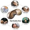 African Animal Leopard Sleep Mask Eye Masks for Sleep Sleeping Mask Sleep Masks for Women Men Sleep Mask Blackout Adjustable Sleep Mask Travel Eye Mask Side Sleeper Eye Mask view 4