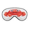 Cute Red Crab Sleep Mask Eye Masks for Sleep Sleeping Mask Sleep Masks for Women Men Sleep Mask Blackout Adjustable Sleep Mask Travel Eye Mask Side Sleeper Eye Mask view 1