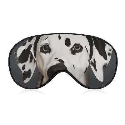Dalmatian Sleep Mask Eye Masks for Sleep Sleeping Mask Sleep Masks for Women Men Sleep Mask Blackout Adjustable Sleep Mask Travel Eye Mask Side Sleeper Eye Mask