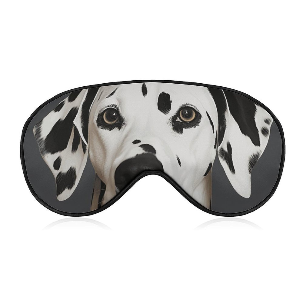 Dalmatian Sleep Mask Eye Masks for Sleep Sleeping Mask Sleep Masks for Women Men Sleep Mask Blackout Adjustable Sleep Mask Travel Eye Mask Side Sleeper Eye Mask