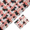 Scottie Dog Wrapping Paper for People of All Ages,Unisex Gift Tissue Paper 58"x 23" All Occasion Gift Paper for Birthday Thanksgiving Father's Day 1 Roll(Print-08,58"x 23") view 3