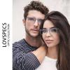 Nearsighted Glasses for Distance Vision, Men Near Sighted Driving Eyeglasses,Women Clear Computer Myopia Farsighted See Far Sight Frame,Cheater Anti Blue Light Blocking TR90 Eye Glass Muners -1.5 view 2