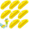 10er Pack Toothpaste Squeezer Dispensers, Multicolor Plastic Toothpaste Tube Squeezer Hanging Toothpaste Clips for Saving Toothpaste Facial Cleanser Creams Paint (Yellow) view 1