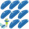 10er Pack Toothpaste Squeezer Dispensers, Multicolor Plastic Toothpaste Tube Squeezer Hanging Toothpaste Clips for Saving Toothpaste Facial Cleanser Creams Paint (Navy Blue) view 1