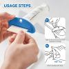 10er Pack Toothpaste Squeezer Dispensers, Multicolor Plastic Toothpaste Tube Squeezer Hanging Toothpaste Clips for Saving Toothpaste Facial Cleanser Creams Paint (Navy Blue) view 3
