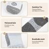 Nolunt Diabetic Socks for Men,6 Pairs Non Binding Crew Diabetic Neuropathy Socks for Men 9-12 10-13 13-15(White+Grey+Black+Beige+Deep Grey+Dark Grey-Large) view 4