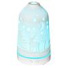 100ml Ultrasonic Aromatpy Diffuser, Essential Oil Humidifier with 7 LED Colors, Timer & Waterless Auto-Off for Home & Office, White view 1