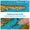 3 Packs Wall-Mounted Sequin Sensory Wall Frame, 13''x13'' Reversible Sequin Sensory Panel with Solid Wood Frame, Early Learning & Development, Ideal for Sensory Rooms, Therapy, Education, and Home Use view 3