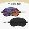 Soft Sleep Mask Comfortable Blackout Eye Mask with Adjustable Strap Beauty Grand Canyon Eye Shade Cover for Women Men Deep Rest Travel Work Home view 3