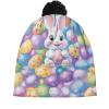 Uorisanigo Rollator Walker Accessories Seat Cover Rabbit Butterfly Easter Cover Rollator Walker with Seat Protection Cover Washable Rollator Walker Seat and Backrest Covers for Ladies view 3