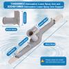 154568002 Dishwasher Lower Wash Arm and 5304518968 Dishwasher Lower Spray Arm Support for Frigidaire Electrolux Dishwasher 1545680 5304517203 154568001 154414101 1545680 154250901 PS12585623 (Grey) view 2