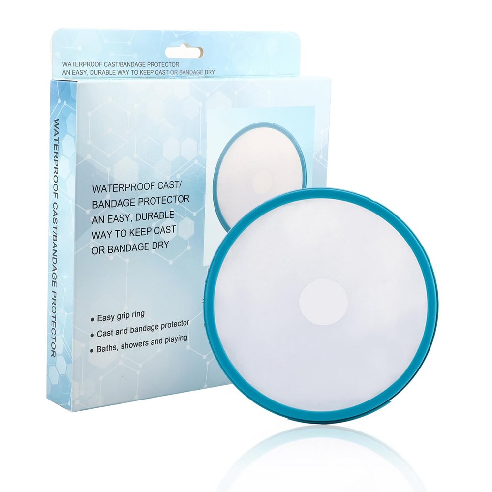 CHICIRIS Kids Cast Cover for Shower, Bathing and Outdoor Activities, Odorless Pediatric Cast Protector, Baggy Design for Movement, Rubber Diaphragm Ring Prevent Water Seeping