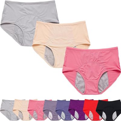 Underwear-Pelvic Floor Support & Leakproof Underwear, Reusable Incontinence Underwear for Women (3PC-D,4X-Large)