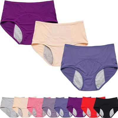 Underwear-Pelvic Floor Support & Leakproof Underwear, Reusable Incontinence Underwear for Women (3PC-F,8X-Large)