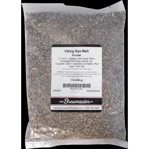 Viking RYE MALT 1 LB Uncrushed Roggenmalz from Finland