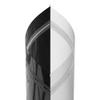 Resealable Zipper Seal Clear Window & Color Metallic Mylar Food, Beauty Packaging Stand Up Heat Sealable Pouch with Tear Notch for Small Business, Home Use (Black, 5.91 inch x 8.66 inch) view 2