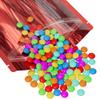 Resealable Zipper Seal Clear Window & Color Metallic Mylar Food, Beauty Packaging Stand Up Heat Sealable Pouch with Tear Notch for Small Business, Home Use (Red, 5.91 inch x 8.66 inch) view 4