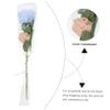 TOBBOMEY 50pcs Cellophane Wrap Bags for Flower Bouquets Transparent Flower Packaging Paper for Weddings Parties and Special Occasions Elegant and Convenient Wrapping view 3
