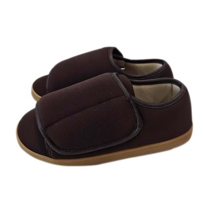 FIDSEJEONA Warm Plush Boots Men 8/Women 12, Shoes Seniors Men with Swollen Feet, Plush Warm Diabetic Shoes, Ultra-Light Breathable, for Foot Add Fat, Instep High, Diabetes