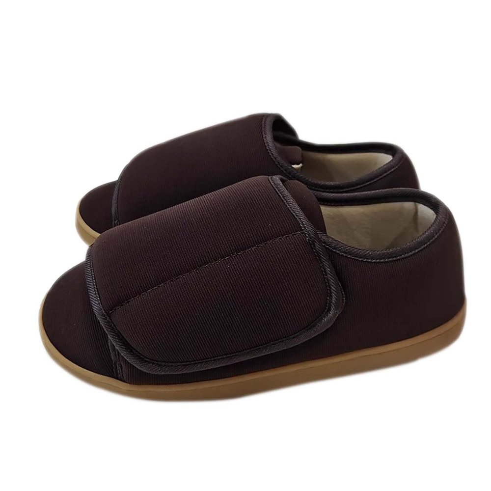 FIDSEJEONA Warm Plush Boots Men 8/Women 12, Shoes Seniors Men with Swollen Feet, Plush Warm Diabetic Shoes, Ultra-Light Breathable, for Foot Add Fat, Instep High, Diabetes