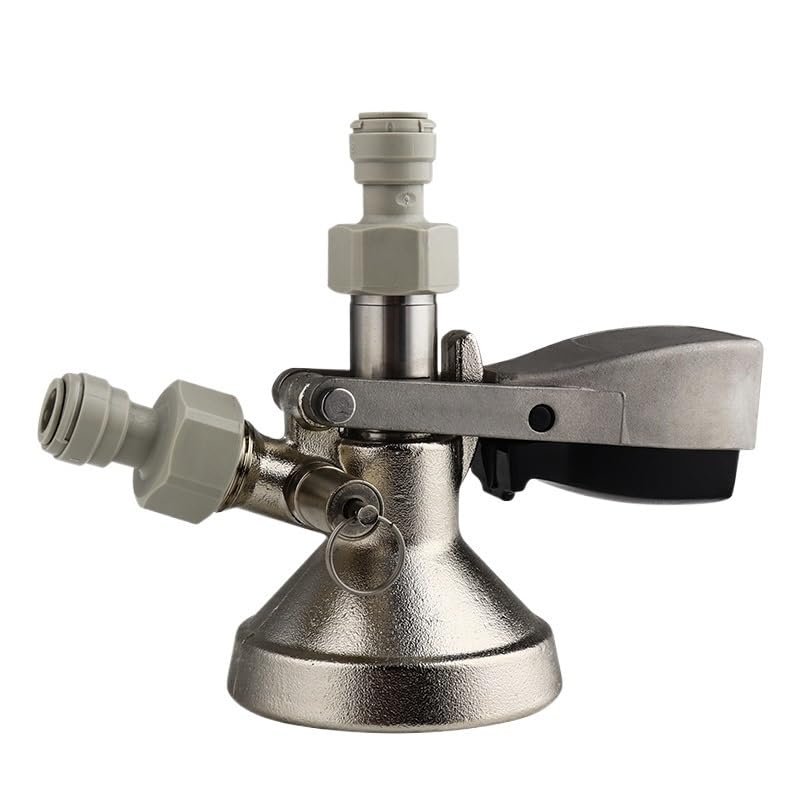HKNNSDEED Home Brewing Push Regulator Wine Accessories Quick Disconnects 3/8" X 5/8 Thread Push in