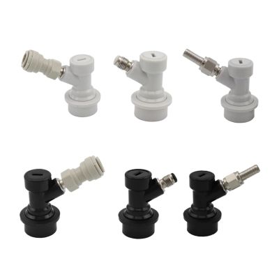 HKNNSDEED Home Brewing Push Regulator Wine Accessories and Swivel Nuts Wine Accessories(Liquid 6.35mm Barb)(Barb Gas)