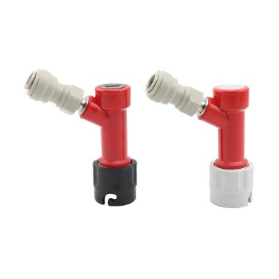 HKNNSDEED Home Brewing Push Regulator Wine Accessories for Homebrew Beer Cornelius Corny Keg Wine Accessories(Gas MFL)(Gas 6.35mm Barb)