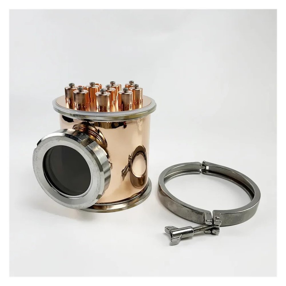 HKNNSDEED Home Brewing Push Regulator Wine Accessories 6" OD167mm Copper Tri-Clamp Sight Glass