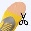 MEESLGOO Comfortable Shoe Inserts for Men and Women, Arch Support Insoles for Arch Pain Relief Orthotic Shoe Insoles for Foot Health (Yellow,US S(Men 4-7/Women 5-8)-(3) view 4