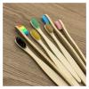 KHOGSBPSW Manual Toothbrush 8 Pcs Colorful Toothbrush Eco Soft Bristle Toothbrush Vegan Tooth Care Toothbrush(4 Black 4 Rainbow) view 4